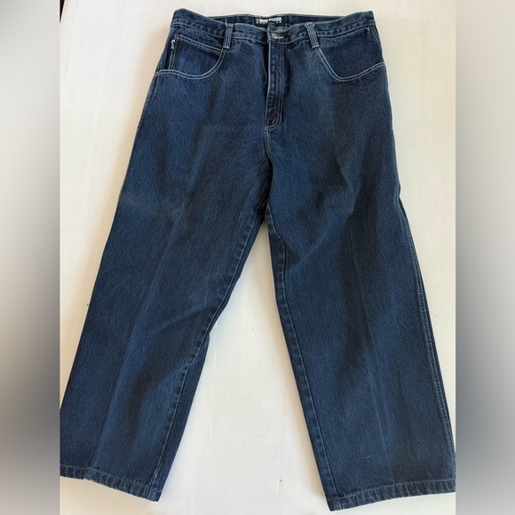 Southpole Men's 38 Baggy Blue Jeans‎ RN82628 Wide Loose Y2K Size 38x30 - Picture 1 of 11